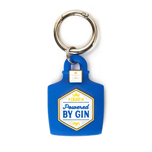 Legami - Portachiavi Per Airtag, Copertura Protettiva, Non Influisce Sul Segnale, Personalizza Il Tuo Dispositivo, 3,8X5 Cm, Tema Gin