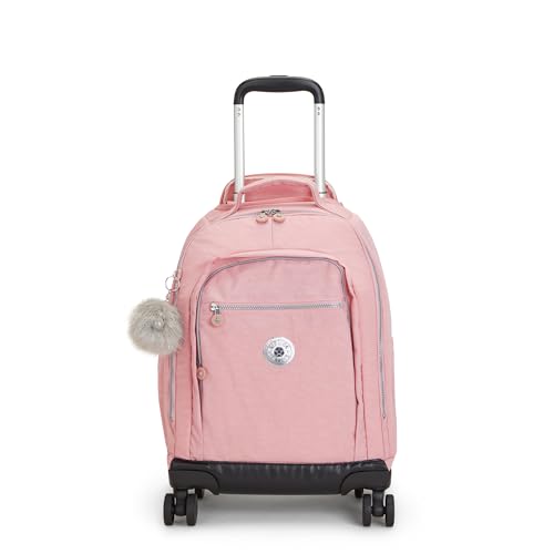 Kipling New Zea, Zaino Trolley Con Scomparto Per Laptop, 50 Cm, 26 L, 2.35 Kg, Brodal Rose