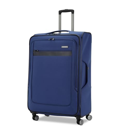 Samsonite Ascella 3.0 Softside Bagaglio Espandibile Con Ruote Spinner, Blu Zaffiro, Co Exp Spinner, Ascella 3.0 Softside - Bagaglio Espandibile Con Mu