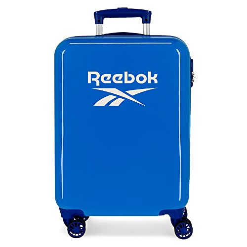Reebok Maveryck Cabin Valigia Blu 38X55X20 Cm Rigido Abs Chiusura A Combinazione Laterale 34L 2.86 Kg 4 Doppie Ruote Bagaglio A Mano
