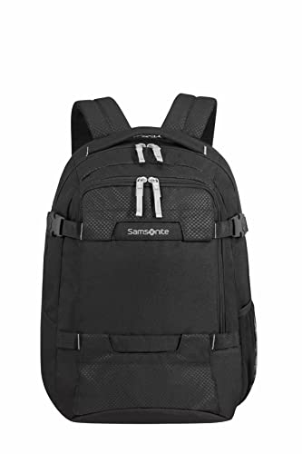 Samsonite Sonora - Zaino Per Computer Portatile L Exp, 15.6 Pollici, 45 Cm, 31/34 L, Nero (Black)