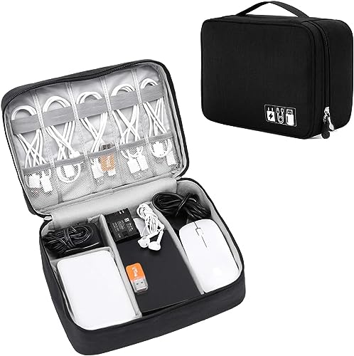 Organizer Per Cavi Da Viaggio A 3 Strati, Universale, Da Viaggio, Borsa Per Accessori Elettronici Per Cavi, Unit? Usb, Caricabatterie
