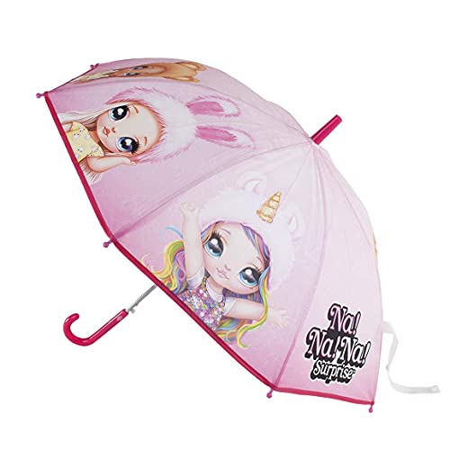 Cerdá Life'S Little Moments- Paraguas Automático Niña De Nanana Surprise-Licencia Oficial Mga, Dibujos Animados, Color Rosa (2400000618)