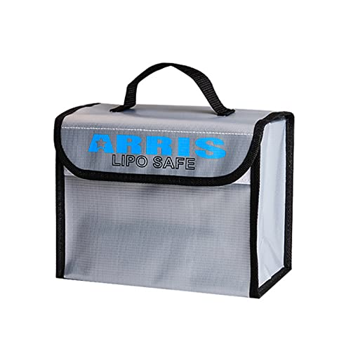 Wangcl Lipo Bag Explosionproof Fireproof Lipo Safe Bag Impermeabile Lipo Battery Bag Grande Tote Bag Per Drone Batteria Stoccaggio 215X155X115Mm