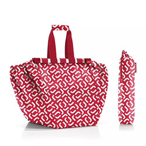 Reisenthel Easyshoppingbag - Borsa Per La Spesa In Tessuto Di Poliestere Di Alta Qualità, Colore: Rosso Signature - Dimensioni: 32,5 X 38 X 51 - Imper