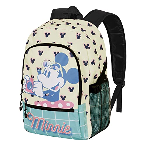 Disney Minni Mouse Cheese-Zaino Fight Fan 2.0, Blu, 31 X 44 Cm, Capacità 24 L