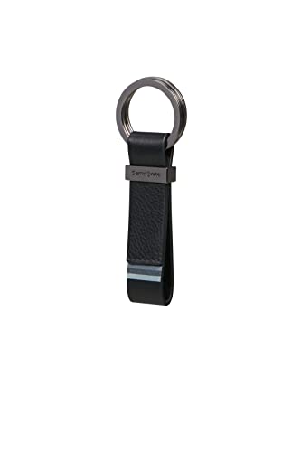 Samsonite Flagged Slg - Portachiavi 8 Cm, Colore: Nero, Nero (Black), Portachiavi Da Uomo