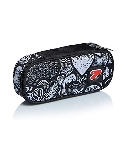 Portapenne Round Plus - Drawing Love -The Double -Bianco