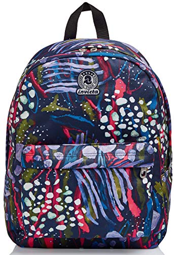 Invicta Zaino Scuola Benin S, Abstract Jungle, Zaino Mono Scomparto Con Tasca Porta Pc, Scuola, Viaggio