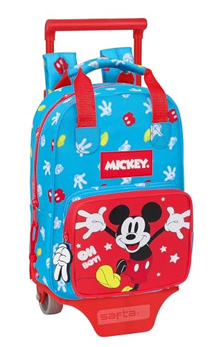 Safta Mini With Wheels Mickey Mouse Fantastic Backpack One Size
