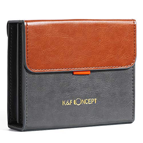 K&F Concept Custodia Per Filtro Quadrata Da 3 Pezzi, Sacchetto Filtro Multifunzionale Per Filtro Quadrato Da 100 * 100 Mm, Resistente All'Acqua E Alla