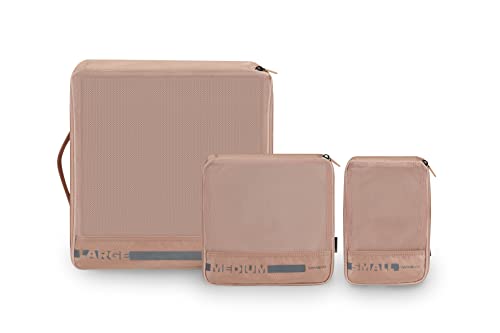 Samsonite Pack-Sized, Set Di 3 Organizer Per Bagagli, 14/22/30 Cm, Rosa (Rose)