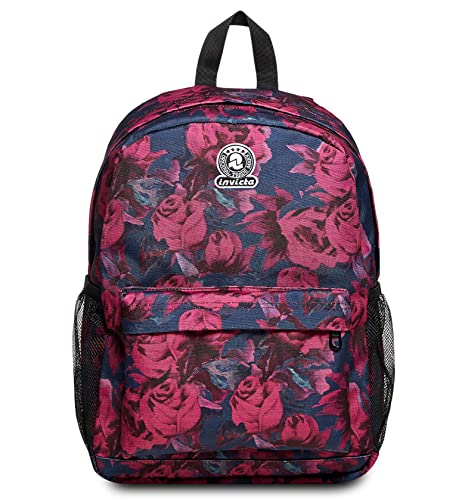 Invicta Zaino Invicta Ollie Monoscomparto, Roses, Rosa, Scuola Y Tempo Libero