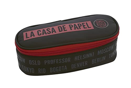 Astuccio Ovale Organizzato La Casa Di Papel, Nero