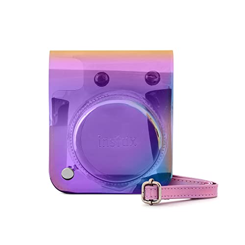 Instax Mini Custodia Per Fotocamera 12 Con Tracolla, Finitura Iridescente