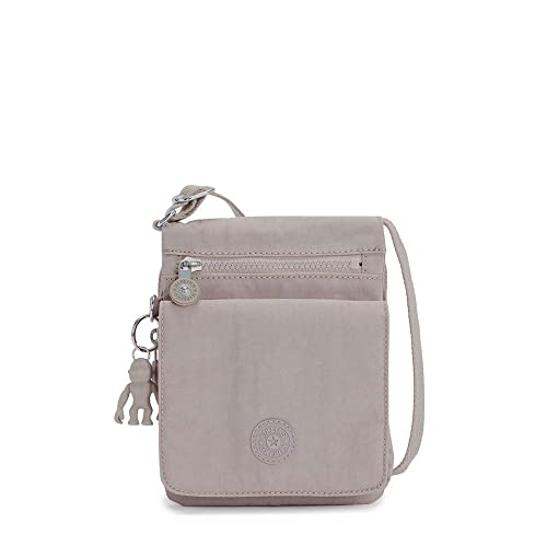 Kipling New Eldorado, Borsa Tracolla Piccola, Molteplici Scomparti, 19.5 Cm, 1 L, Grigio