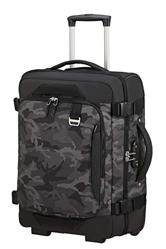 Samsonite Midtown - Borsone Con 2 Ruote, 55 Cm, 43 L, Multicolore (Camo Grey)