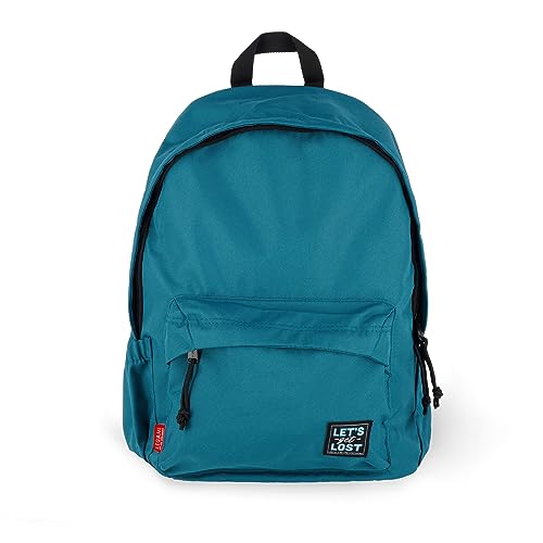 Legami - Zaino, Scomparto Per Laptop 15", Chiusura A Zip, Tasca Laterale Per Borraccia, Tasca Frontale A Zip, Spallacci Imbottiti, Cinghie Regolabili,