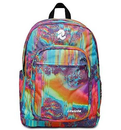 Invicta, Zaino, Jelek Backpack, Multicolore, Doppio Scomparto, Doppia Tasca Frontale, Tasca Interna Attrezzata, Zaino Viaggio & Tempo Libero