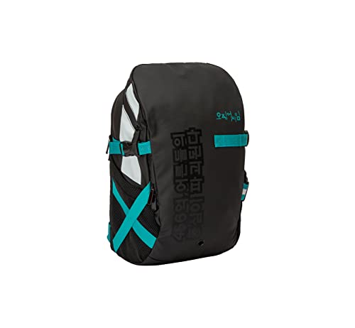 Squid Game - Zaino Squid Game, Zaino Scuola Porta Pc Unisex Per Bambini E Ragazzi Con Spallacci Regolabili, Comparto Con Pannello Organizzato, Tasca P