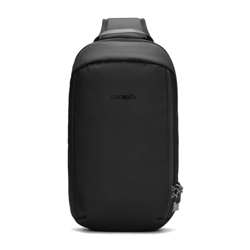 Pacsafe Vibe 325 - Zaino A Tracolla Antifurto, Nero (Nero Corvino), Taglia Unica