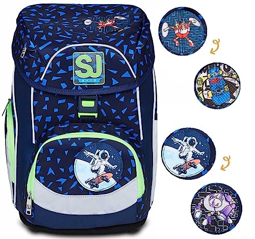 Zaino Scuola - Sj Gang Updown Box - Shifty Sports - Zaino Multiscomparto Con Scomparti Rimovibili, Maxi Capienza - Ergonomico, Sistema Di Regolazione