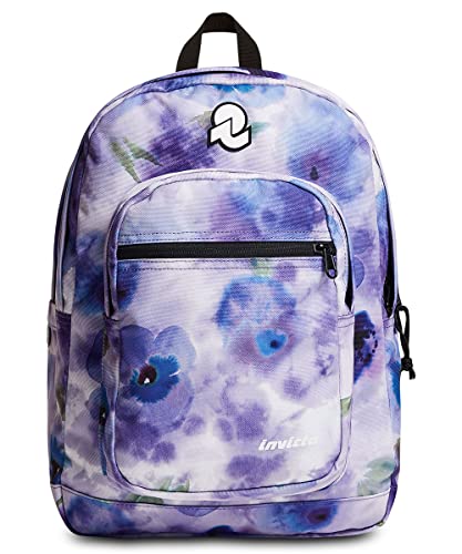Invicta Zaino, Jelek, Zaino Doppio Scomparto -Tasca Porta Pc, Tasca Porta Borraccia, Zaino Scuola, Viaggio & Tempo Libero, Maxi Capienza 38 Lt