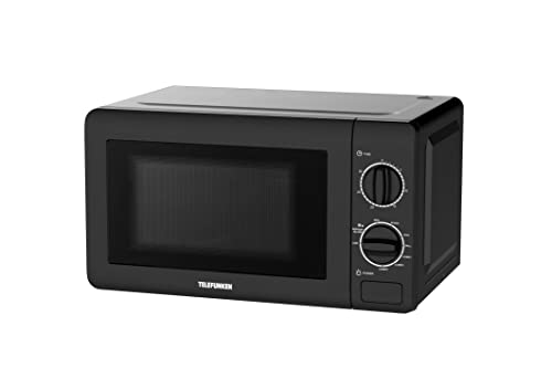 Telefunken M07637, Forno Microonde 700 Watt, Grill 800 W, 6 Livelli Di Potenza, Timer 30 Minuti, Funzione Di Scongelamento