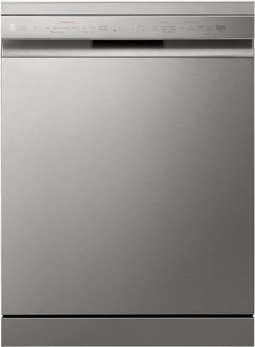 Lg Quadwash Df242Fps Lavastoviglie Libera Installazione Serie 2, Classe D, 14 Coperti, 4 Bracci Irroratori, Vapore Truesteam, Easyrack+, Dual Zone, Wi
