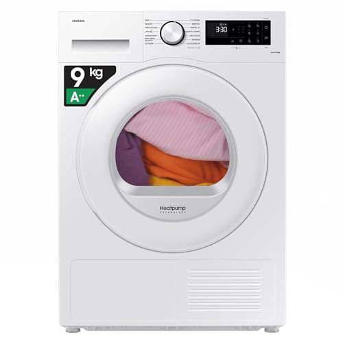 Samsung Asciugatrice Crystal Ecodry Dv90Cgc0A0Te/Et, 9 Kg, Pompa Di Calore, Wifi, Sensore Optimal Dry, Filtro 2 In 1, Carica Frontale, 60L X 85H X 65P
