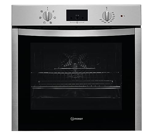 Indesit Ifw 55Y4 Ix Classe Energetica A 71 Litri – Forno Elettrico Da Incasso Ventilato-Autopulente-Colore Larghezza, Profondità 55,1Cm, Altezza 59,5C