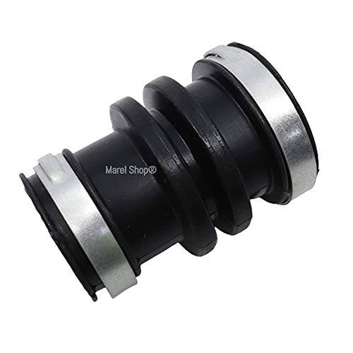 Marel Shop® - Tubo Manicotto Raccordo Con Fascette Per Pompa Lavastoviglie Compatibile Con Whirlpool Ignis Per Modelli: Wp75/3 - Adp6837Pc - Adg987/1F