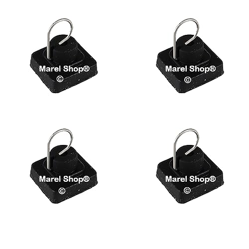 Marel Shop® - Kit 4 Pezzi Gommini Piedini Per Griglia Piano Cottura Compatibile Con Smeg Per Modelli : Pv695Lcnxnl - Pv695Lcnxnlk - Pva164Cb - Pva164C