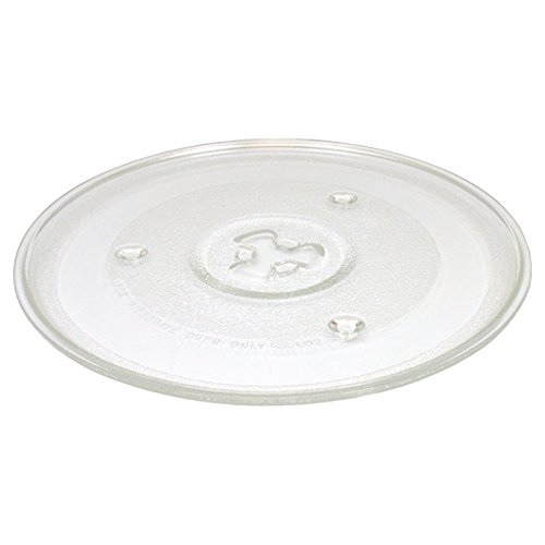 Qualtex Glass Plate For Universal Microwave Ovens - Replacement 270 Mm Diameter Microwave Glass Turntable Plate