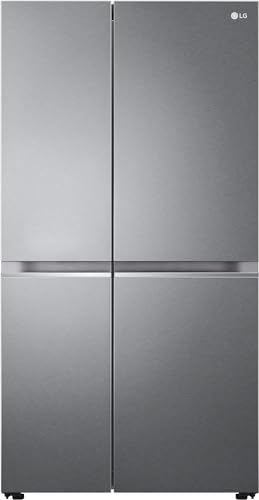 Lg Gsbv70Dstm Frigorifero Americano Side-By-Side, Total No Frost, 655L, Tecnologia Door & Linear Cooling, Compressore Smart Inverter, Display Interno,