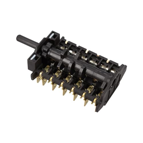 Jcspares® - Commutatore Selettore Manopola Programmi 4062/2-5+0 Posizioni - 6 Contatti Compatibile Con Beko