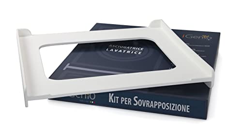 Kit Di Sovrapposizione Universale Lavatrice Asciugatrice (Bianco)