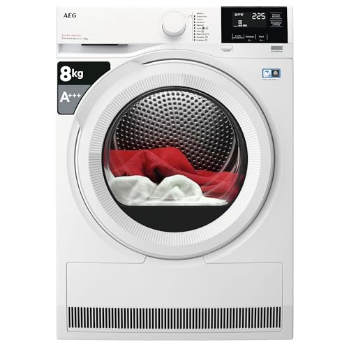 Aeg Serie 8000 Asciugatrice 8 Kg, Tr8G83Gw, Classe A+++, Tecnologia Absolutecare, Pompa Di Calore, 850X596X638 Mm, Bianco