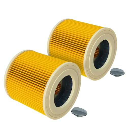 Vhbw 2X Filtro Cartucce Compatibile Con Aspirapolvere Aspiraliquidi Hoover 141 Como 6.414-552.0