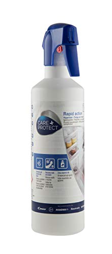 Care + Protect Detergente Per Frigorifero E Freezer Igienizzante, Ad Azione Rapida, Elimina Macchie, Muffe E Cattivi Odori, Profumo Agli Agrumi, 500 M