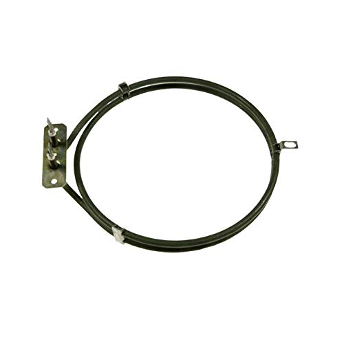 Marel Shop® - Resistenza Circolare Per Forno Ventilato Cucina Compatibile Con Smeg 2400W 214 X 196 Mm