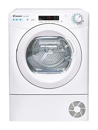 Candy Smart Pro Csoe H9A2De-S Asciugatrice A Pompa Di Calore, 9 Kg, Wi-Fi E Ble, Controllo Da Remoto, Classe A ++, 59,6X58,5X85 Cm, Bianco