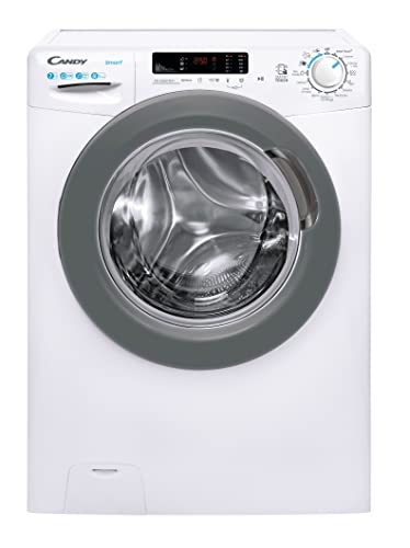 Candy Css41272Dwse-11 Lavatrice 7 Kg Smart, Carica Frontale, Libera Installazione, 1200 Rpm, 16 Programmi, Tecnologia Nfc, Cicli Aggiuntivi, Classe C,