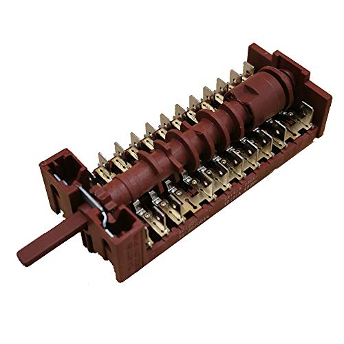 Marel Shop® - Commutatore Selettore Per Forno Compatibile Con Ilve Nardi Gottak 10 Posizioni A/034/09 A03409 801200 Per Modelli: Mt70Mp/Bl 05010392, 9