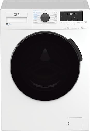 Beko - Htx851436A-It - Lavasciuga Standard, 8/5Kg, 1400Giri, Classe Di Lavaggio C, Vapore Steamcure, Bluetooth, Dimensioni Hxlxp:84X60X59Cm. Profondit