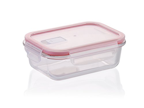 Tescoma 892171 Freshbox Contenitore Rettangolare, Vetro, Trasparente, 0.6 L, 1 Pezzo