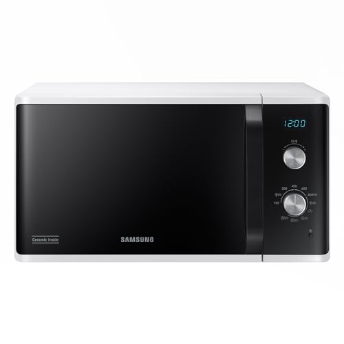 Samsung Forno A Microonde Grill, A Libera Installazione, Dual Dial Mg23K3614Aw/Et, Cottura Croccante, Autodefrost, Microonde + Grill 800 W + 1100 W, 2