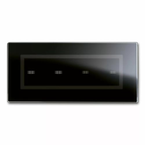 44Pvtc04Nal-Placca Veratouch Nero Assoluto 4Com