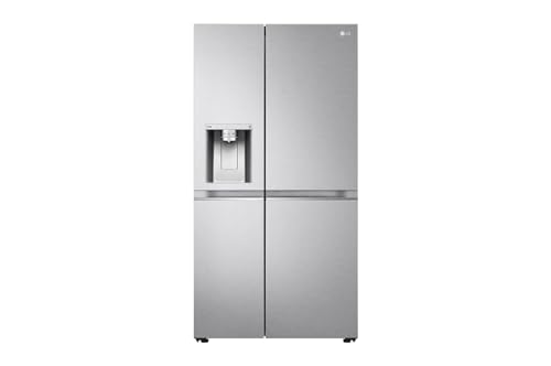 Lg Gslv91Mbad Frigorifero Americano Side-By-Side, Classe D, Frigorifero No Frost, 635L, Wi-Fi, Door & Linear Cooling, Fresh Balancer, Dispenser Senza