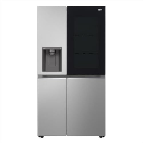 Lg Instaview Gsgv80Pyld Frigorifero Side-By-Side, Classe D, 635L, Wi-Fi, Con Allaccio